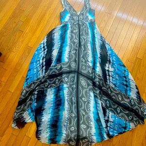 gauzy dress up maxi from White House Black Market